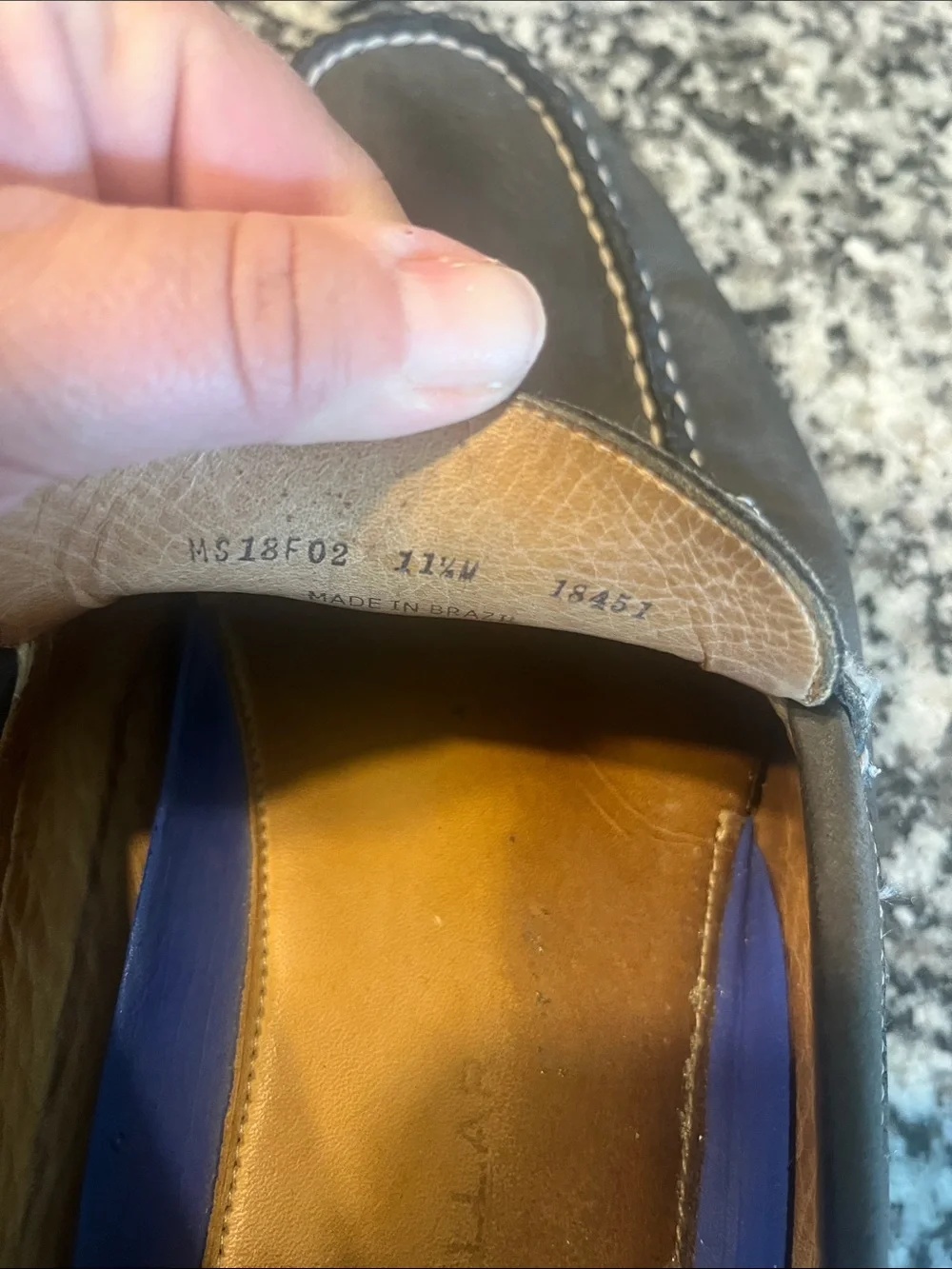 Peter Millar brown leather